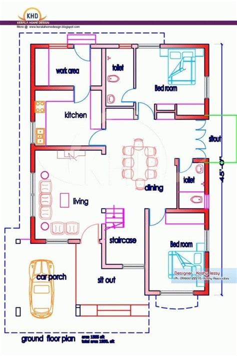 Single Bedroom House Plans Indian Style Escortsea 1200sq Ft House Plans