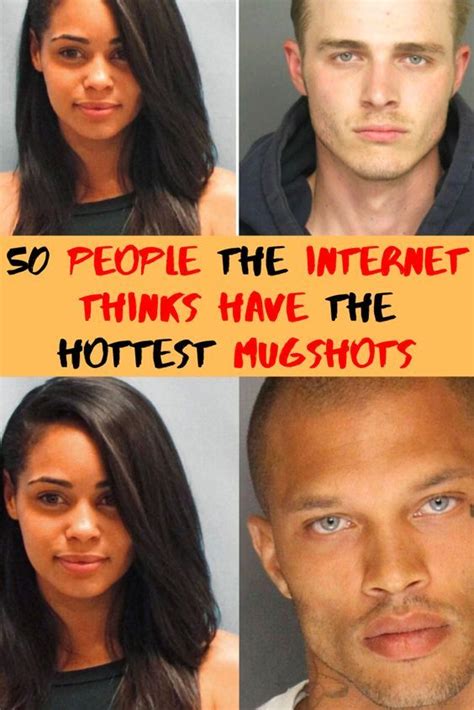 Four Different Mug Shots Of People In The Internet