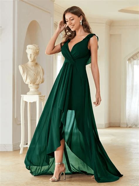 Vestidos Verdes De Fiesta Más De 80 Diseños En Distintos Tonos De Color Verde
