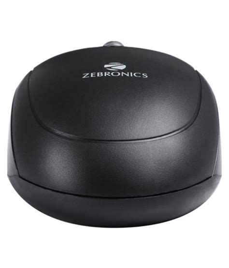 zebronics zeb rise black usb wired mouse buy zebronics zeb rise black usb wired mouse online