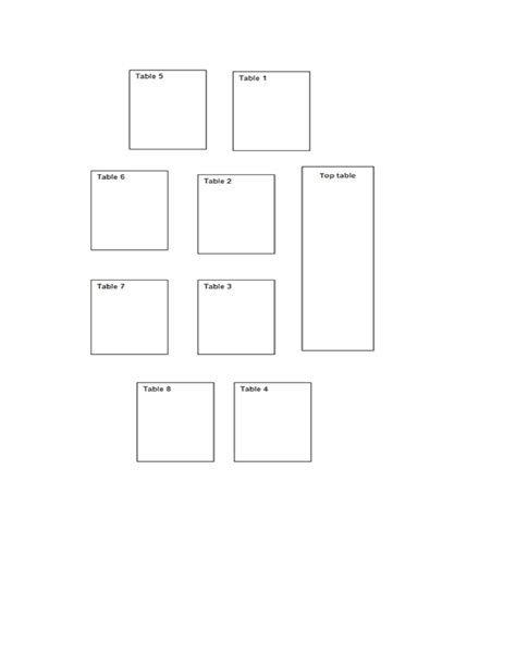 10 Person Round Table Seating Chart Template Free Table Bar Chart