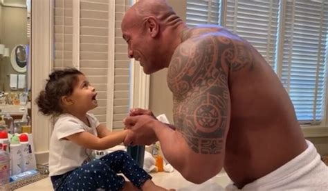 Dwayne “the Rock” Johnson Has An Adorable Ritual With His Daughter