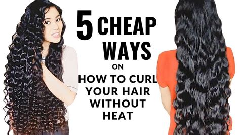 5 Cheap Ways On How To Curl Your Hair Without Heat Beautyklove Youtube