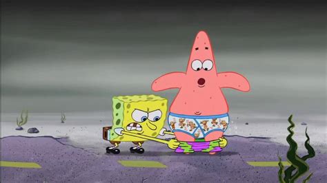 Spongebob And Patrick Mad At Eachother