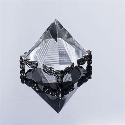 Optical Prism K9 Glass Pyramid Crystal Wedding Tri Vicedeal