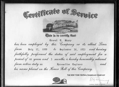 Ee Sharp Certificate Of Service Edandmary Sharp Flickr