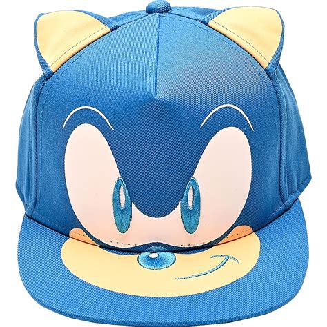 Sega Sonic The Hedgehog Baseball Hat Featuring Sonic Tails And