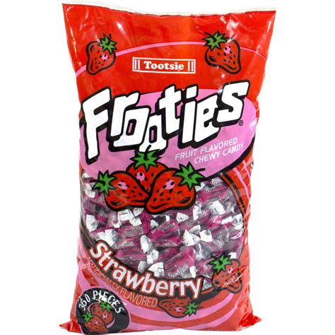 Tootsie Frooties Strawberry Fruit Flavored Chewy Candy 360 Ct