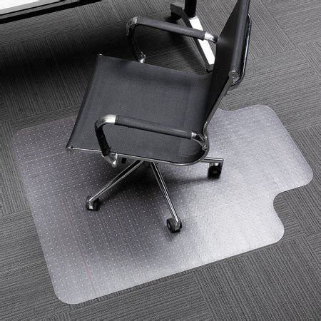 I need to get some kind of hard plastic surface for the chair. SLYPNOS Translucent Office Chair Mat Carpet Protector with ...