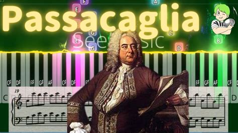 Passacaglia Handel Halvorsen Piano Tutorial Sheet Music Youtube