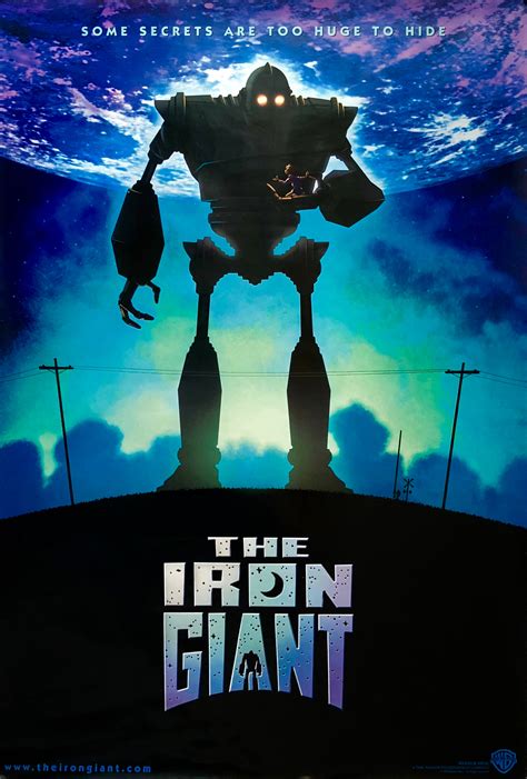 Original The Iron Giant Movie Poster Brad Bird Jennifer Aniston