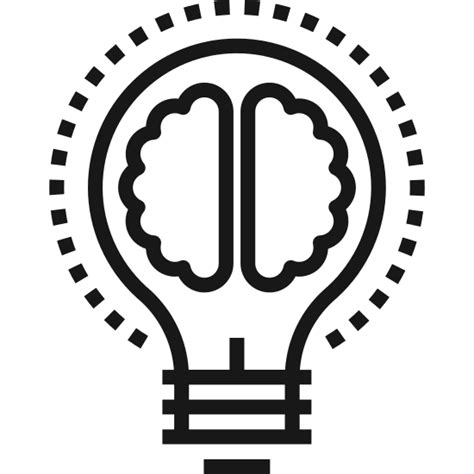 Light Bulb Brain Icons By Canva