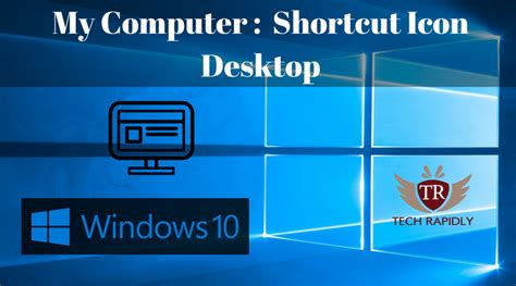 Steps to restore desktop icons in windows 10: How to make "My Computer" Shortcut icon on Windows 10 Desktop