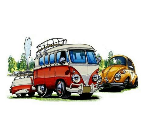 49 best Vw Cartoon images on Pinterest | Vw bugs, Hot rods ...