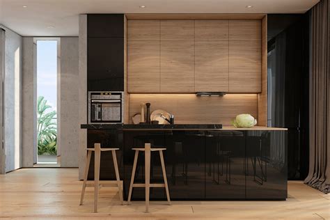 See more ideas about light wood kitchens, wood kitchen, wood kitchen cabinets. Two Apartments With Texture: One Soft, One Sleek