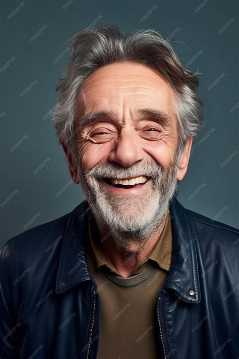 Premium Ai Image 60 Year Old Man Emotional Dynamic Pose