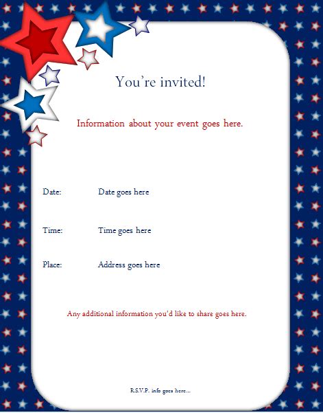 Birthday Party Invitation Email Template