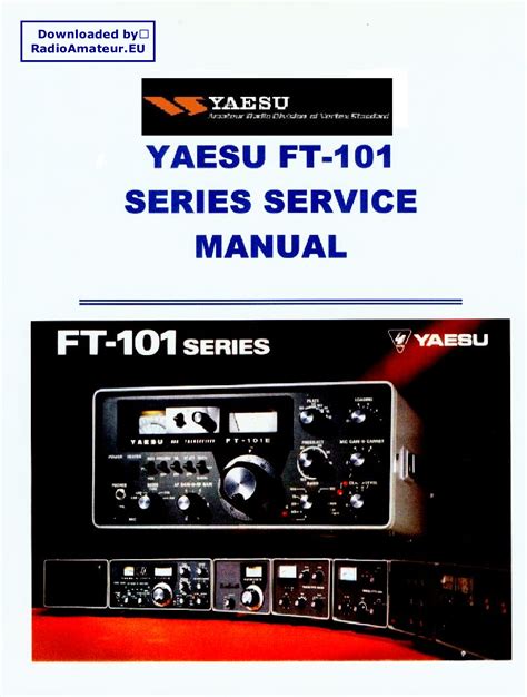 Yaesu Ft 101 Series Service Manual