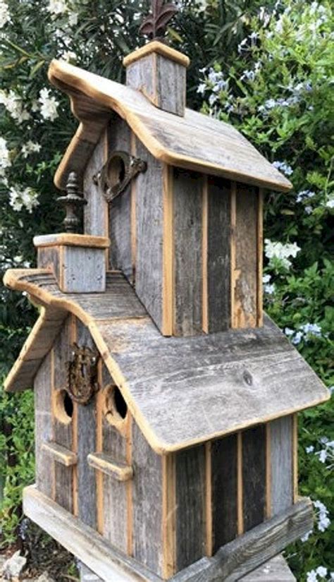 Gorgeous 60 Birdhouse Ideas To Make Your Garden More Beautiful