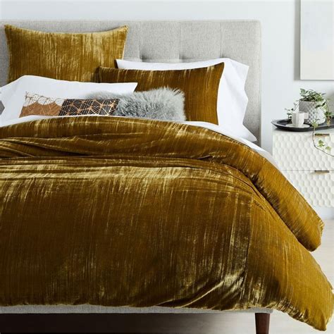 West Elm Bed Linens Luxury Luxury Bedding Velvet Duvet
