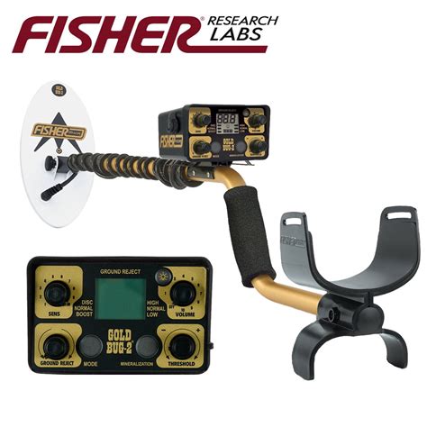 Fisher Gold Bug 2 Ii Metal Detector With 10inch Elliptical Search Coil