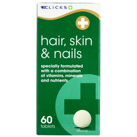 Clicks Hair Skin And Nails 60 Tablets Clicks