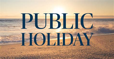 Public Holiday 2019 • Emmaus Christian College