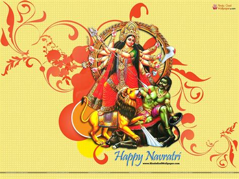 Ya devi sarvo bhuteshu shakti rupen samsthita namastasyai maa durga sms may maa durga illuminate your life with countless blessings of happiness joy and good. Navratri Greetings Wallpaper Free Download | Navratri ...