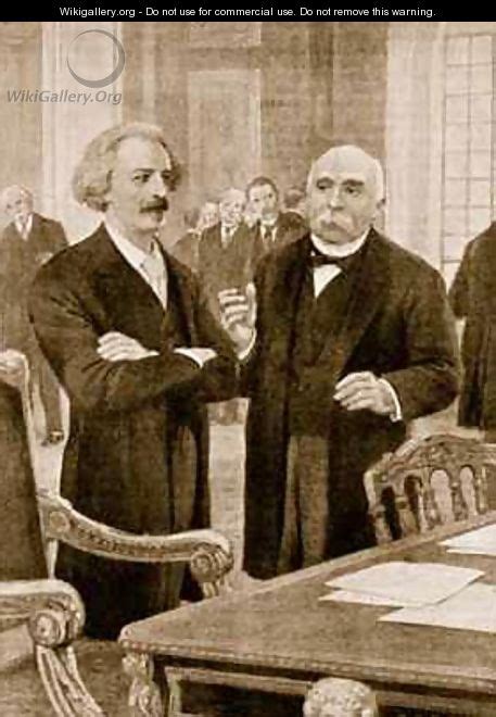 Paderewskis Meeting With Clemenceau At The Paris Peace Conference In