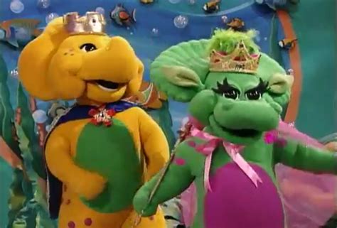 Image King Bj And Queen Baby Bop Sanddwb Barney Wiki