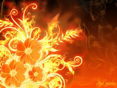 25 Unique Fire Flower Wallpaper