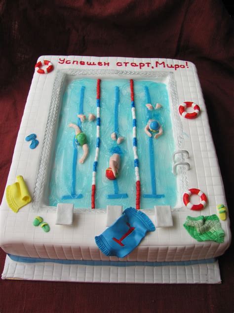 Swimming Pool Cake Recipe Swimming Pool Summer Party Summer Party