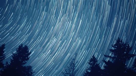 Star Trails Spinning In The Sky Image Free Stock Photo Public