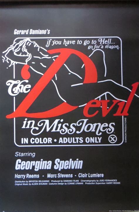 Devil In Miss Jones Adult Film Poster Laminated Available 90cm X 60cm