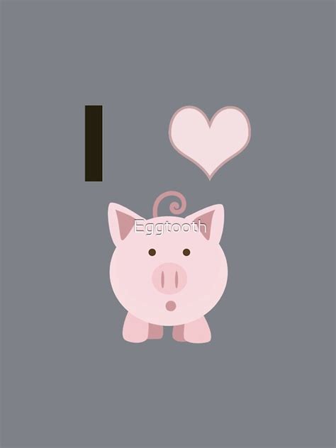 I Love Pigs Cute Round Pink Cartoon Surprised Pig Iphone Case For