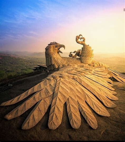 List Of Largest Sculpture Jatayu India Ideas