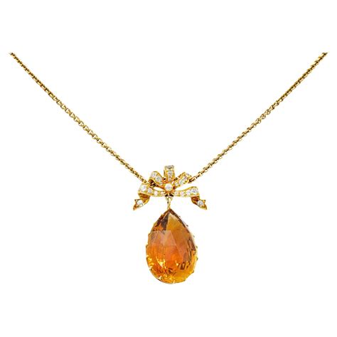 victorian citrine gold festoon necklace at 1stdibs antique citrine necklace citrine gold necklace