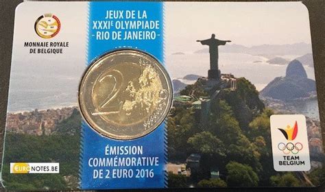 Rond het eind van het 2e en het begin van het 1e millennium v.chr. 2 euro België 2016 - Olympische Spelen Rio BU FDC Coincard ...