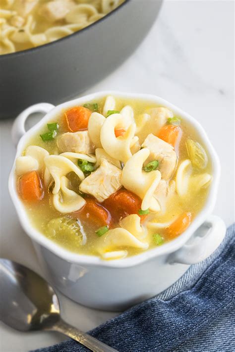 This chicken noodle soup recipe is about as classic as they come. Homemade Chicken Noodle Soup Recipe