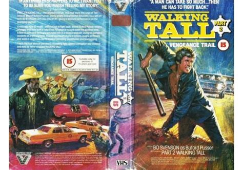 Walking Tall Vengeance Trail Part On Vestron Video International United Kingdom VHS