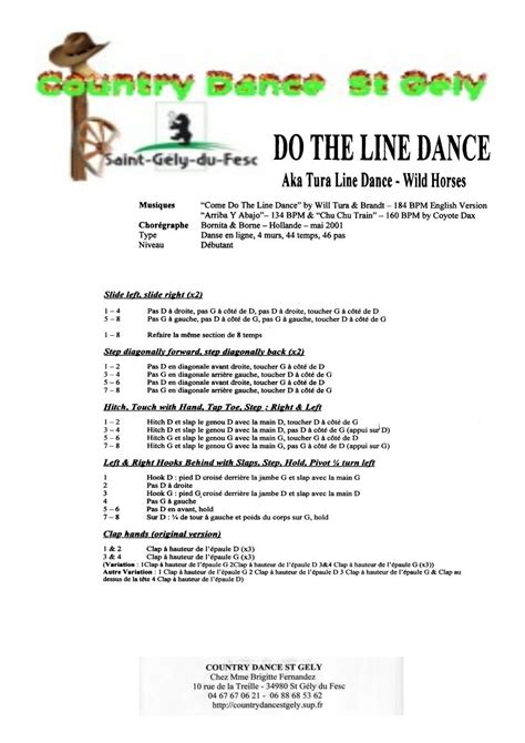 Do The Line Dance Fichier Pdf
