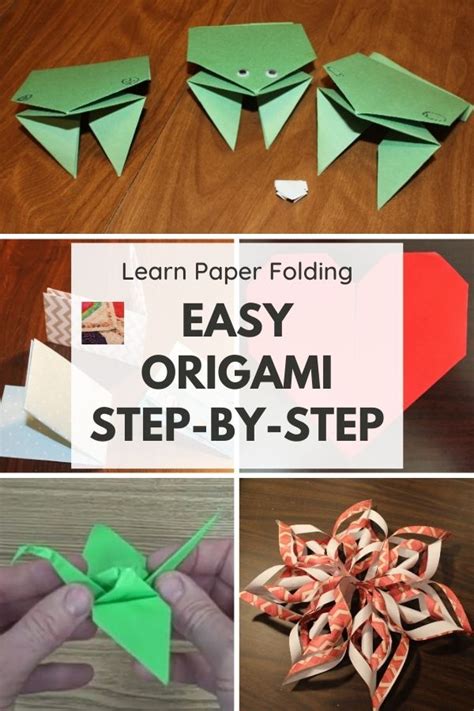 Easy Origami Step By Step Instructions To Make Basic Origami Figures