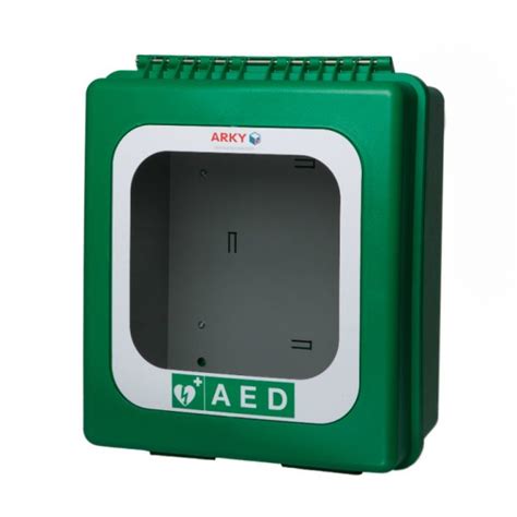 This model has enabled a large scale. ARKY Outdoor AED cabinet with heating (24V) - ARKY