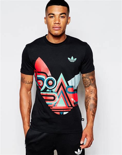 Buy new branded shirts for men online ★ shop for the best tailored shirts from a wide range of premium made to measure shirts to men's tailored fit shirts online on bombayshirts.com. Lyst - adidas Originals Linear Black Jacquard T-shirt in ...