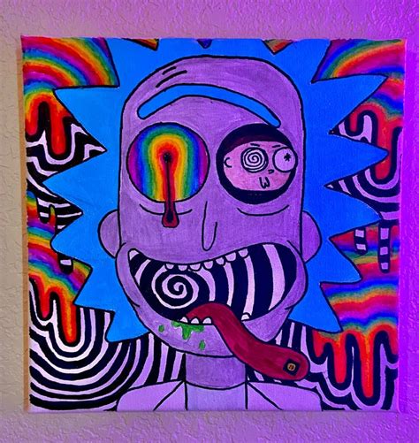 Trippy Psychedelic Art Trippy Painting Cute Canvas Paintings