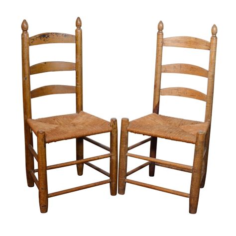 It was easy to construct, simple in design, and affordable to make. Antique Ladder Back Rush Seat Chairs | EBTH