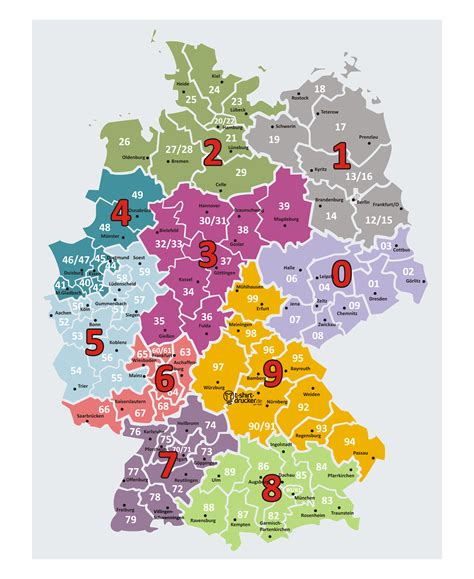 Wo sich der boden bewegt. Postleitzahlen-Karte / PLZ-Karte › venue mag
