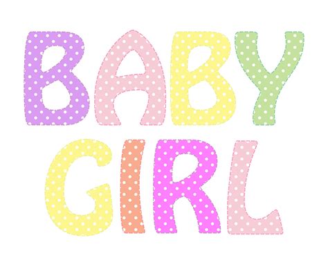 Baby Girl Text Clipart Free Stock Photo Public Domain Pictures