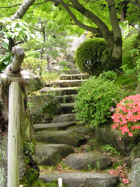 Japanese Garden Steps Garden Stairs Japanese Garden Garden Steps