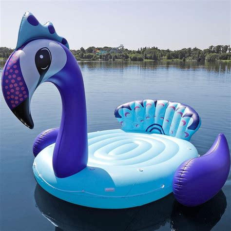 Sun Pleasure Inflatable 6 Person Peacock Party Bird Island Float 0 7
